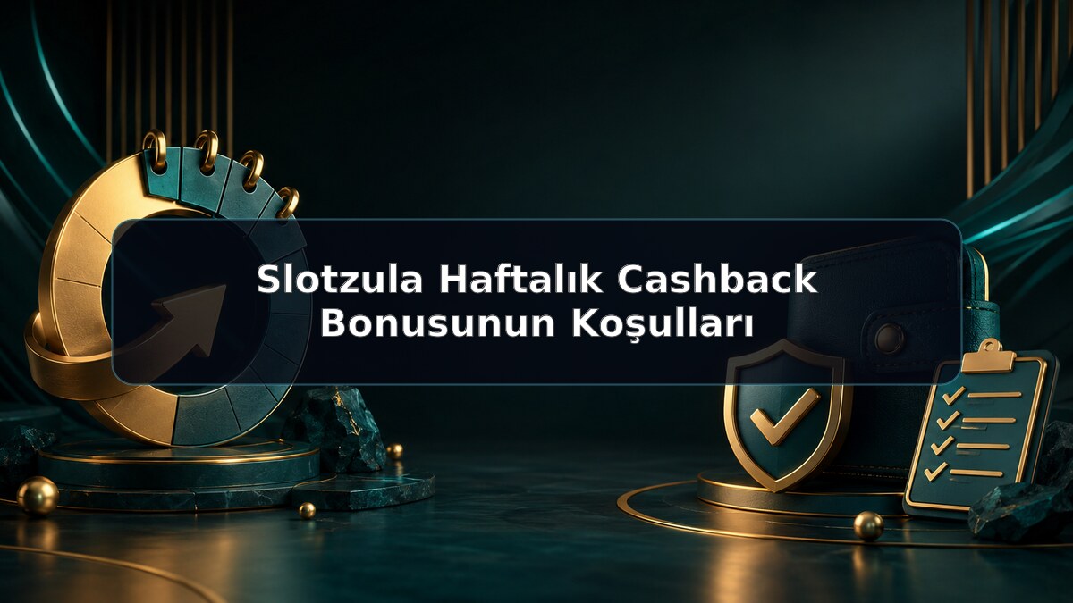 Slotzula Haftalık Cashback Bonusunun Koşulları hakkında Slotzula görseli