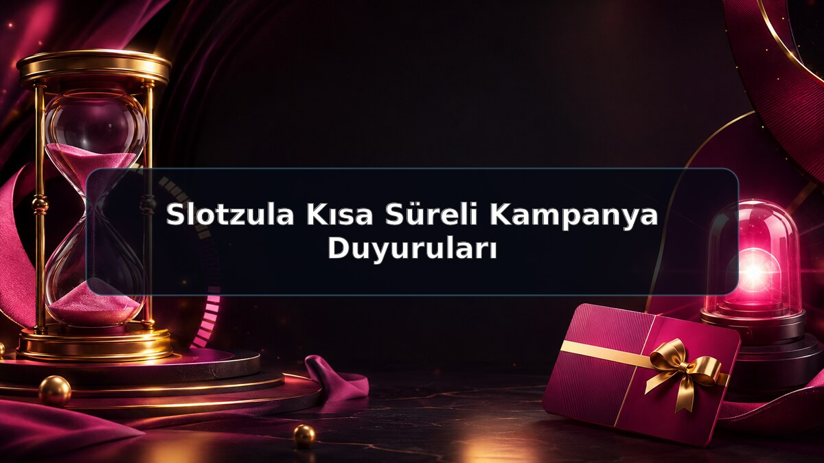 Slotzula Kısa Süreli Kampanya Duyuruları hakkında Slotzula görseli