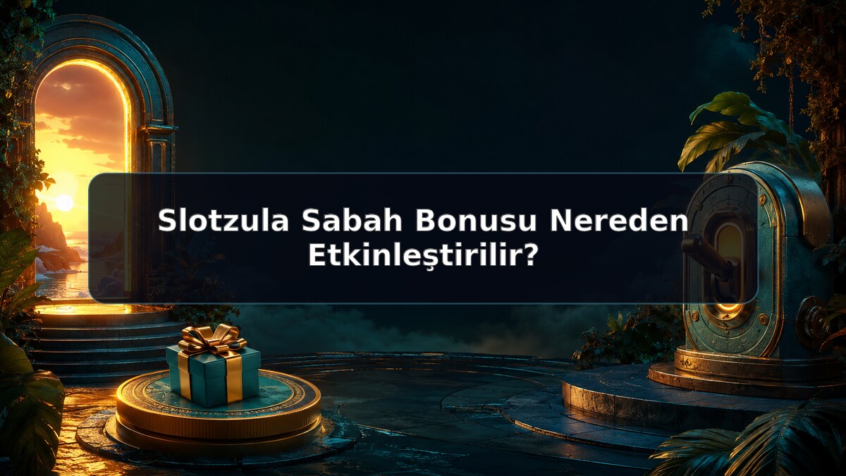 Slotzula Sabah Bonusu Nereden Etkinleştirilir hakkında Slotzula görseli