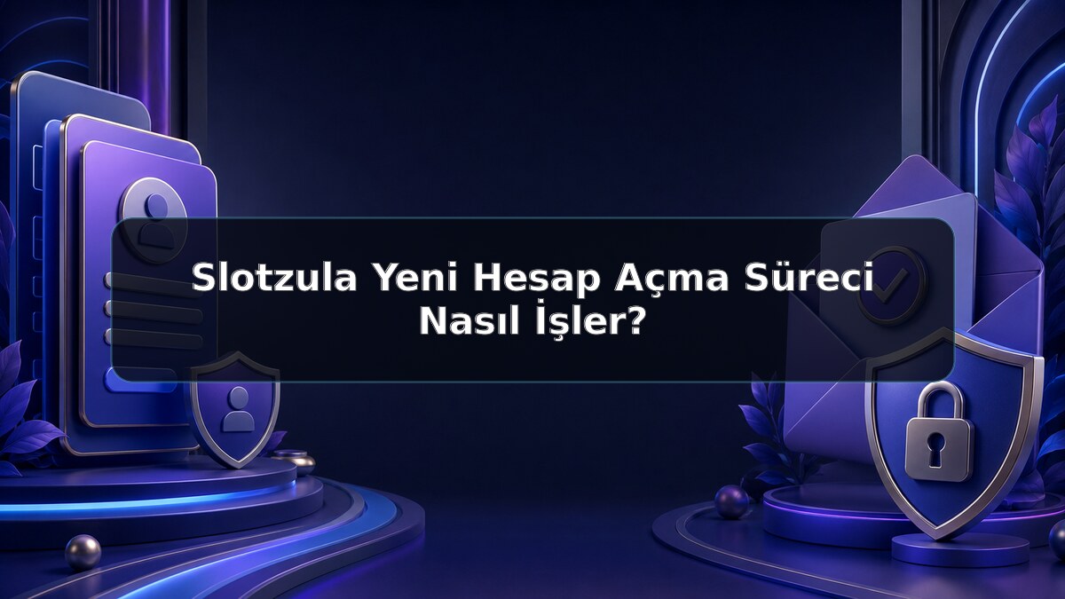 Slotzula Yeni Hesap Açma Süreci Nasıl İşler hakkında Slotzula görseli